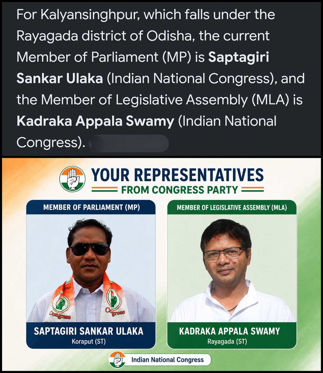 mythoughtspoint's tweet photo. @AdvGantayat @MohanMOdisha In Congress-dominated areas, this sort of thing is a common occurrence.
#Rayagada https://t.co/UNSeY8seFz