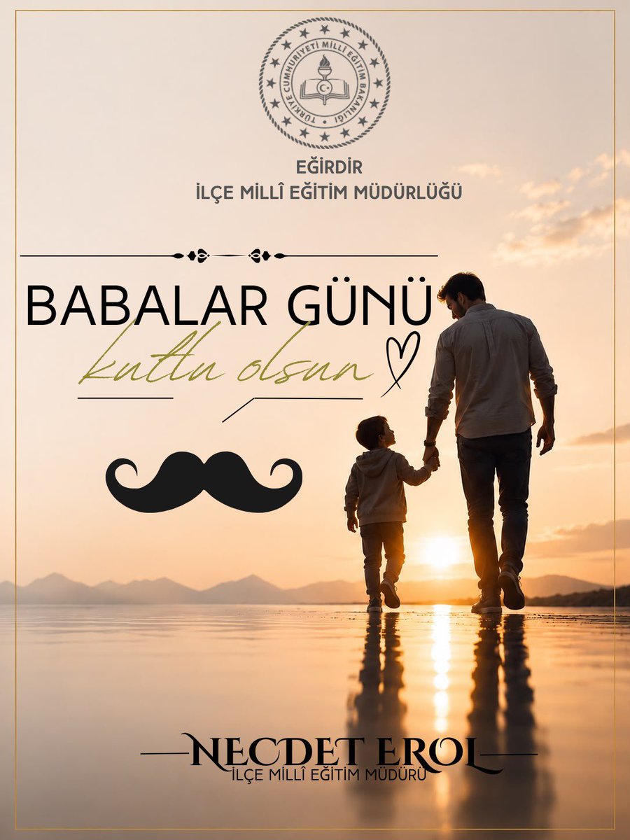 EgirdirMEM's tweet photo. Sevgi, emek ve sorumluluklarıyla geleceğimizin inşasında önemli bir yere sahip olan tüm babalarımızın Babalar Günü’nü kutluyor; sağlık, huzur ve mutluluk diliyoruz.

@tcmeb 
@ispartamem 
@recai_ocak 
@necdeterol112 https://t.co/9Me2zkvEzC