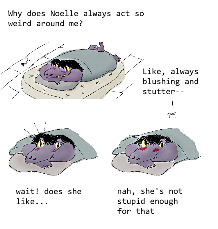 zoltaryba's tweet photo. shes knows #suselle #deltarune https://t.co/DHLn6pXV9c