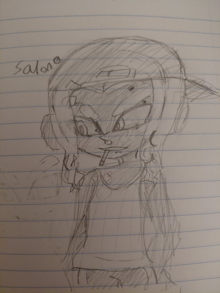 daddy_espio's tweet photo. I made a redesign for my oc spike and I gave him a new partner. (Sorry for not posting) #Splatoon #OC https://t.co/Wj0PdD32Mb