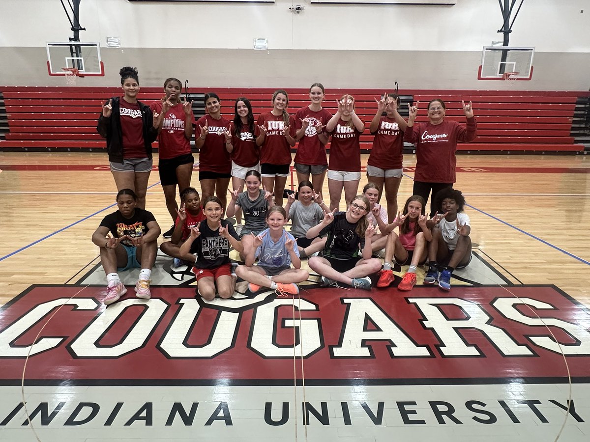 IUKWBB's tweet photo. What an awesome week at camp! 🏀❤️

Thank you to all of our campers for bringing the energy, effort, and excitement every day. We loved watching you grow, compete, and have fun.

The future is bright. See you next time! 🐾✨

#IUKWBB #FutureCougars #CampSeason https://t.co/5kVpn3iS7l