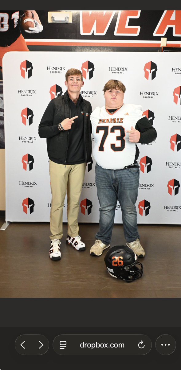talon_robinson's tweet photo. After a great visit and talk with @CoachKT_ I’m  blessed to receive my 3rd offer for Hendrix  @Coachlew5 @CoachDrew_66 @Davis3Isaiah https://t.co/bLityMnArS