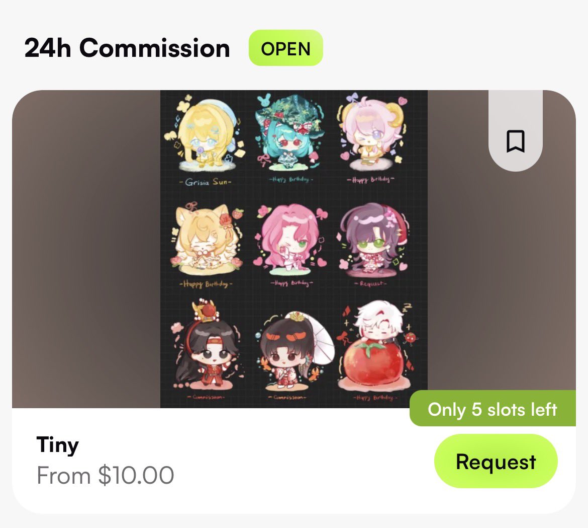 BuuBoo310's tweet photo. ✨ CHIBI COMMISSIONS OPEN! ✨

Slots are available on my VGen 🥺
✨Price starts at $10✨ 

➡️ Get yours here: https://t.co/f1OXT5yDfv

Like, RT and follow are really appropriated 🥺💙

#VGenComm #Commission #Vgen https://t.co/GN9vg9WOAU