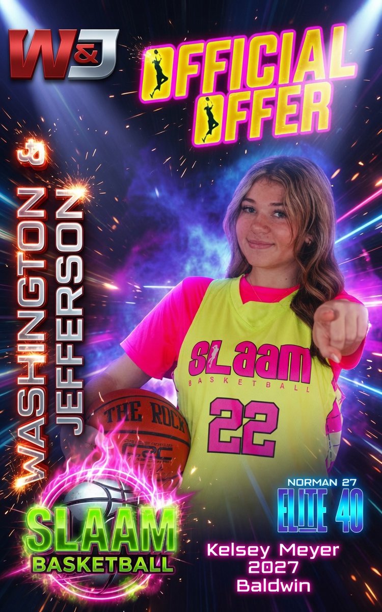 SLAAMBASKETBALL's tweet photo. Super proud of #SLAAMFam @kelsey_meyer22 on her opportunity to join @CoachDerubbo &amp; @WJ_WBB !!!  @SLAAMCOACHSTEVE @Slaam2027Norman @BaldwinAthDept @Elite40League https://t.co/T6CPYCA0Qq