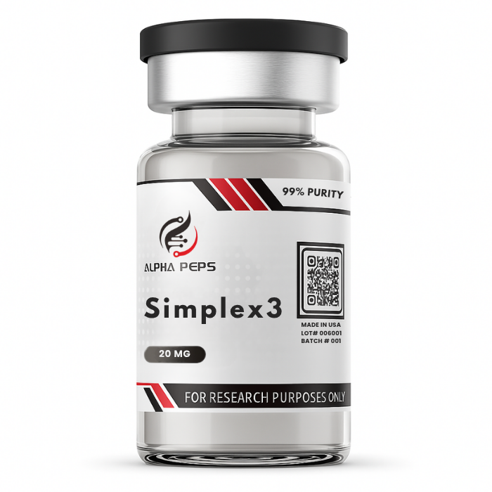 alphapepsusa's tweet photo. Retatrutide targets three receptors. Simplex3 targets four.

GIP + GLP-1 + Glucagon — the established triple backbone. Plus a proprietary ghrelin fragment (GHS-R1a partial agonism) that directly counteracts GLP-induced delayed gastric emptying via prokinetic mechanism.

Novel composition of matter. Patent pending.

99%+ HPLC purity. Batch-specific COA. USA synthesized.

https://t.co/hUT5yFnxsH

For laboratory research use only.