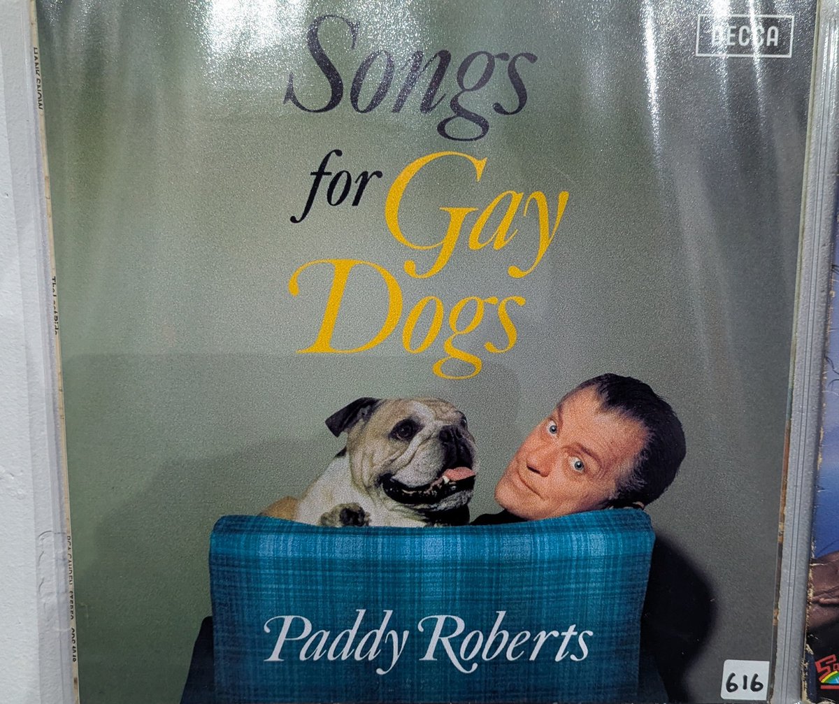 nicholascook's tweet photo. One for the pet owners, it is Pride month after all #worstrecordcovers https://t.co/JZGMHGKmxM