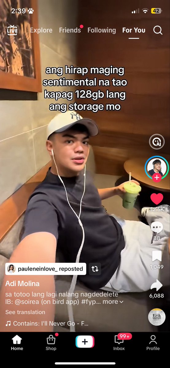 soireia's tweet photo. oyy gagoo nashout out ako sa tiktokkk hahahahahah https://t.co/XPFDMhYcpo