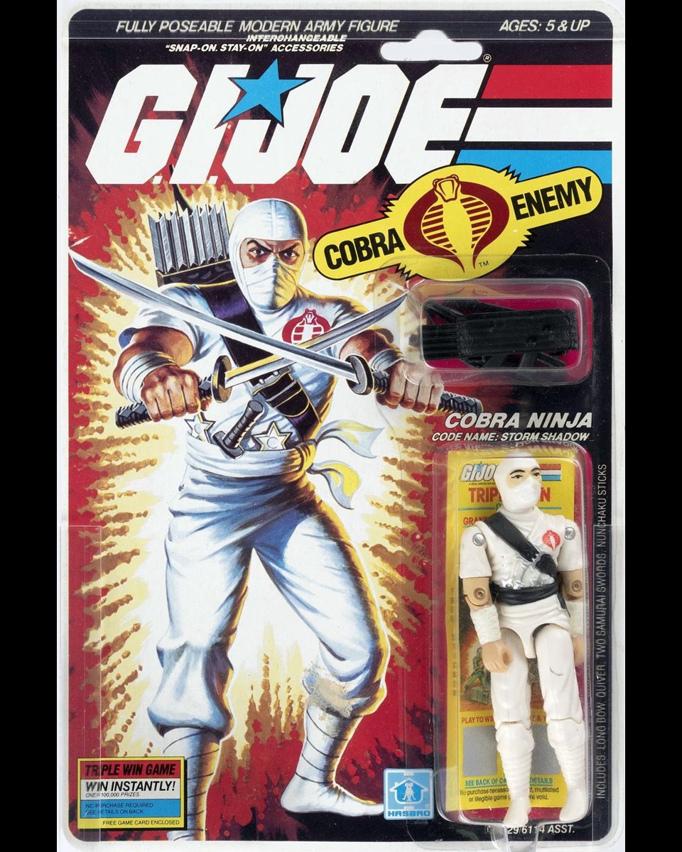 ClassicGIJoe's tweet photo. COBRA NINJA. Code Name: STORM SHADOW. First appeared on toy store shelves in 1984.

ROLL CALL: Have him / had him / want him?! https://t.co/7xkq034l1O