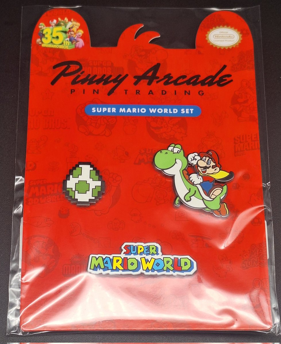 Pinny Arcade Super Mario World Set マリオ35周年の時に海外限定で