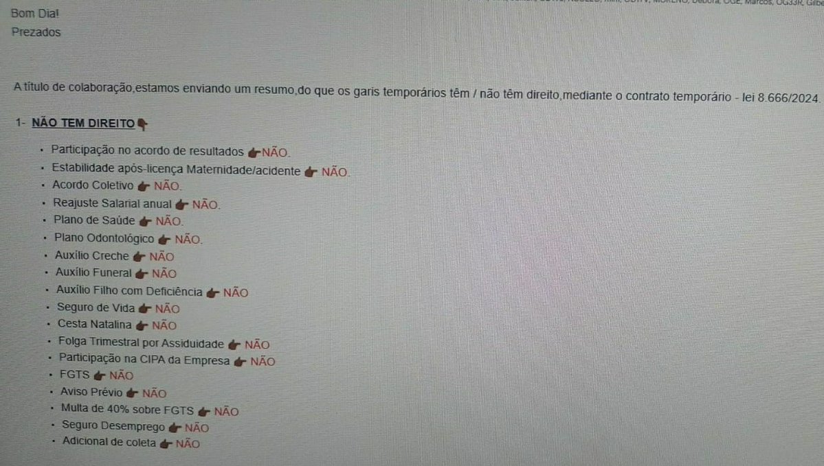 dacru15's tweet photo. @Valverdebruno29 @eduardopaes Não acredita nele, e nem nessa possibilidade dele abriar concurso, ele e seu partido são contra servidores publico, vide seu pupilo Pedro Paulo q ia fazer a reforma q ia atingir somente os servidores de baixo. Na COMLURB ele fez contrato temporário para Gari sem direitos básicos. https://t.co/a7AxAAv3uU
