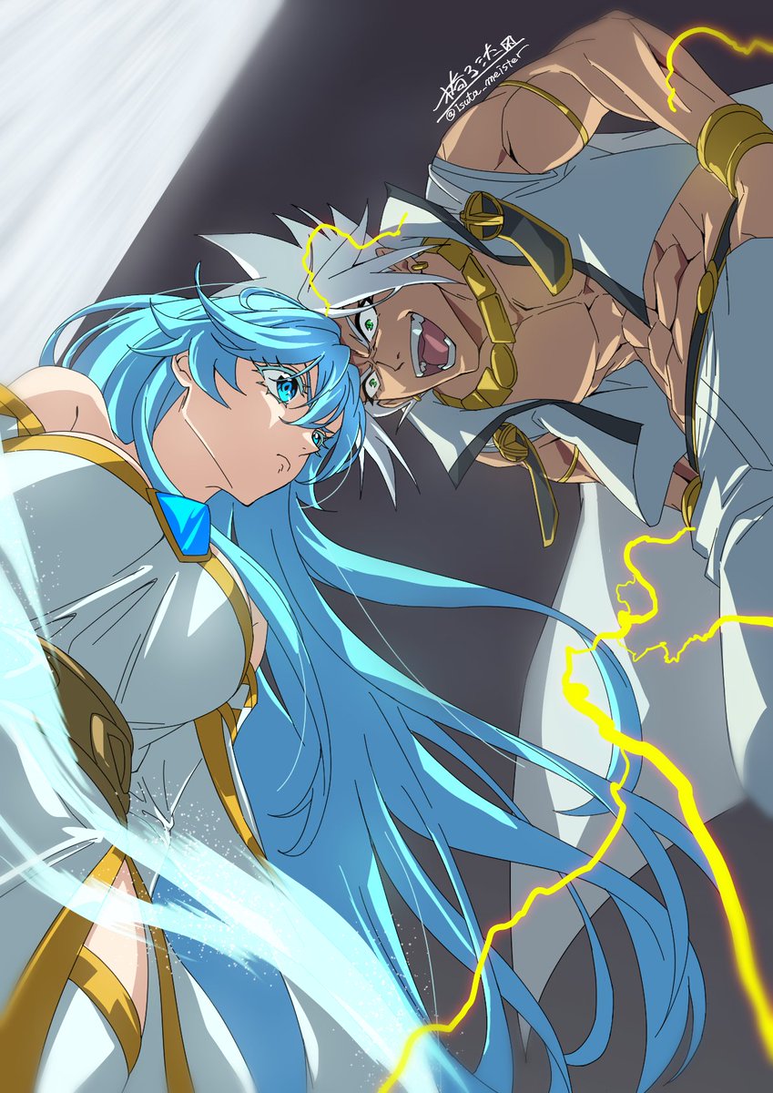 Isuta_meister's tweet photo. 今日はアニメ『#杖と剣のウィストリア』23話！！！
ラスボス戦だぁああああ！！！！
#ウィストリア #Wistoria https://t.co/n5DNwQerK1