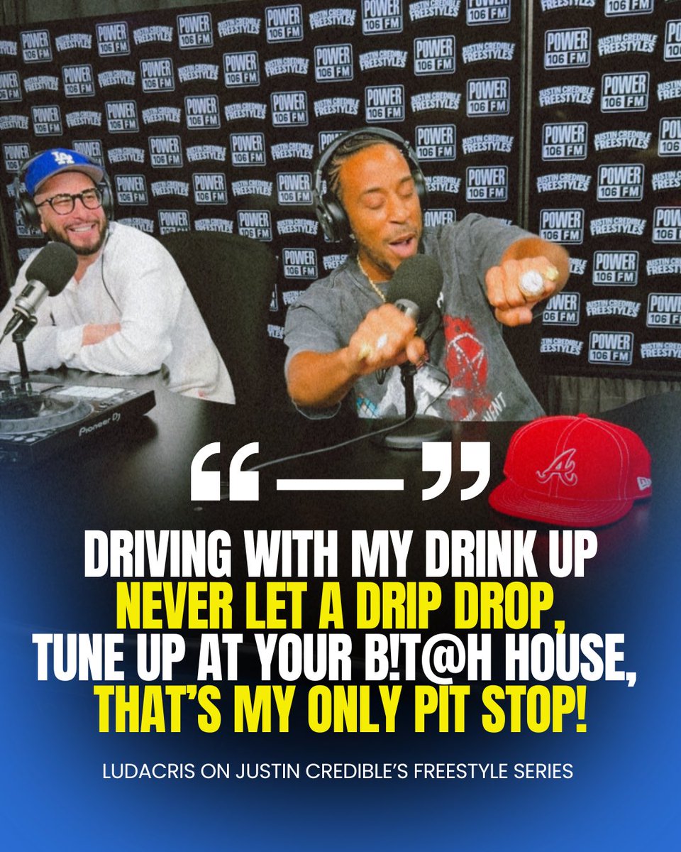 J_Credible's tweet photo. MUST WATCH! New @Ludacris freestyle! 💰💰💰💰 

https://t.co/06W1QL8Avq https://t.co/KggrbqOBhD