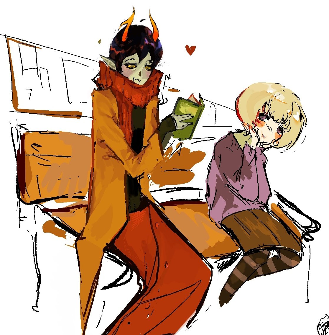 KatarinLike's tweet photo. #rosemary #homestuck #roselalonde #kanayamaryam https://t.co/SW4kqOfY9c