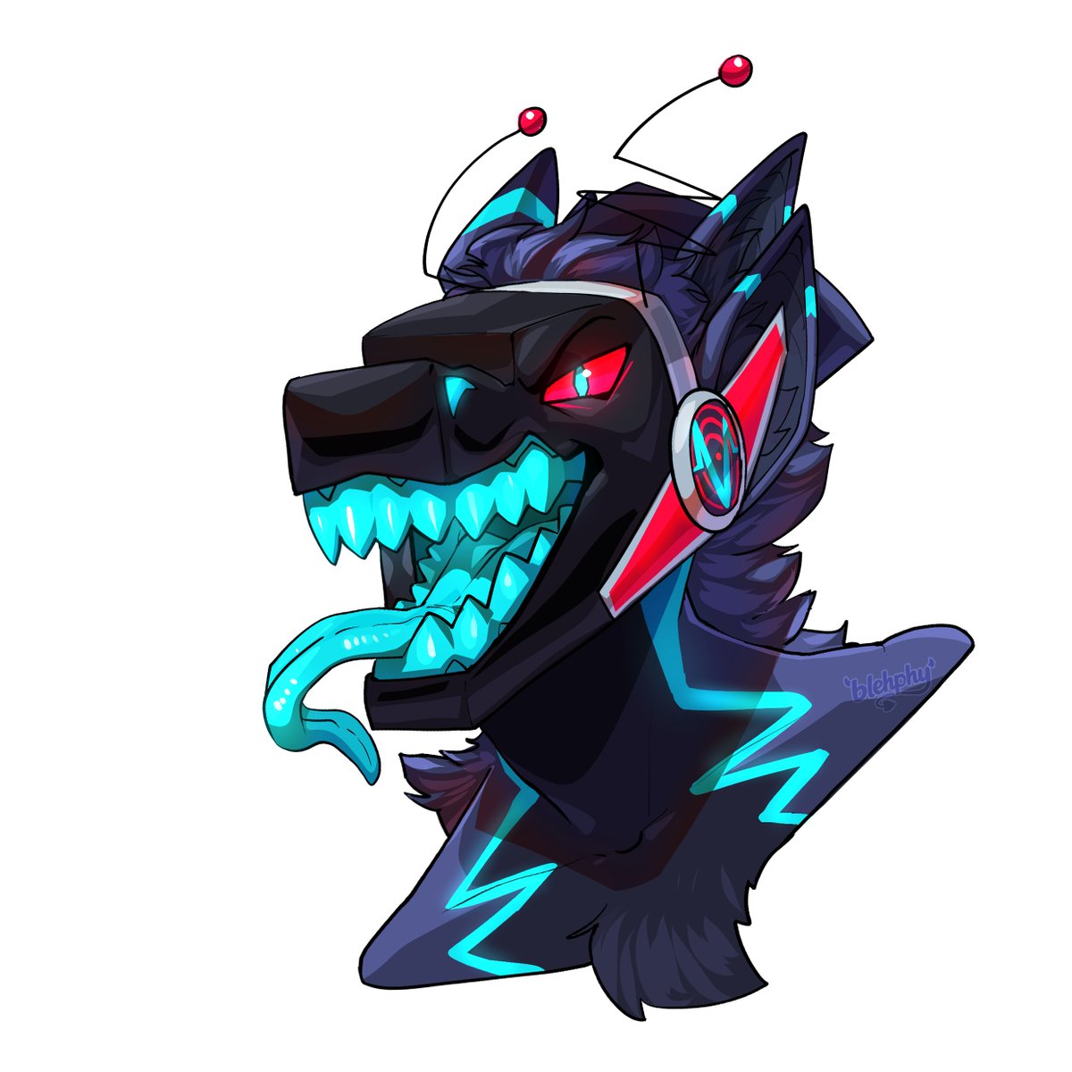 blehphy's tweet photo. mini-headshot for RaishyRedson 
#commission #headshot #protogenㅤㅤㅤ https://t.co/6a0aJZ7P71
