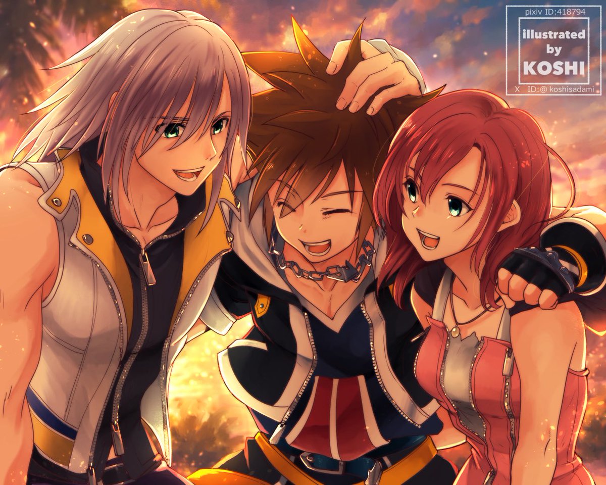 koshisadami's tweet photo. KH2エンディングをイメージ

リク　ソラ　カイリ

As Long as We’re Together, We’ll Be Okay!! https://t.co/HnWMC7mm9z