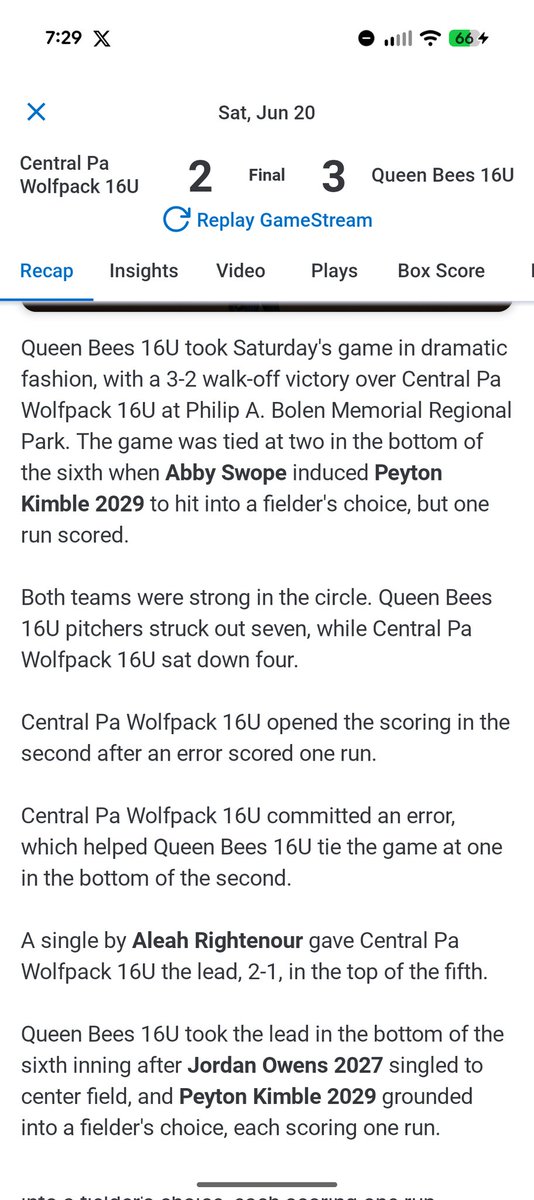 PeytonKimble_29's tweet photo. Good day in the circle both third and second game https://t.co/bdIvzSTSmH