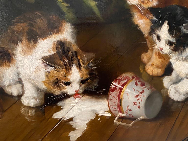 solisolsoli's tweet photo. Spilled Milk, c. 1882, by Alfred-Arthur Brunel de Neuville https://t.co/j32rRvo4BM