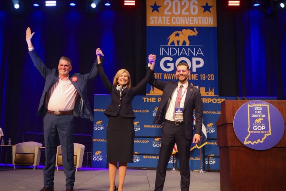 MorganCountyYR's tweet photo. Congratulations to the following Republican nominees for statewide office:

Daniel Elliott - State Treasurer
Elise Nieshalla - State Comptroller
Max Engling - Secretary of State

We want to extend our thanks to candidates David Shelton, Jamie Reitenour, and Morales. https://t.co/t04wan48Tm