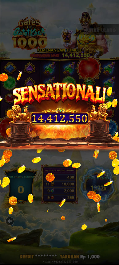 hadifa31p's tweet photo. Kemenangan Sensasional! 💥 Siapa sangka, taruhan kecil bisa jadi jackpot besar!🌟Keberuntungan bisa dtang kpan sja, dan mungkin giliranmu berikutnya! 

Hanya Disini 👉🏻 https://t.co/nTphCc6e66
Hanya Disini 👉🏻 https://t.co/nTphCc6e66

🔥 #Idngoal #Slotgacor #GatesOfGatotKaca1000 🔥 https://t.co/pwAmd3kULc