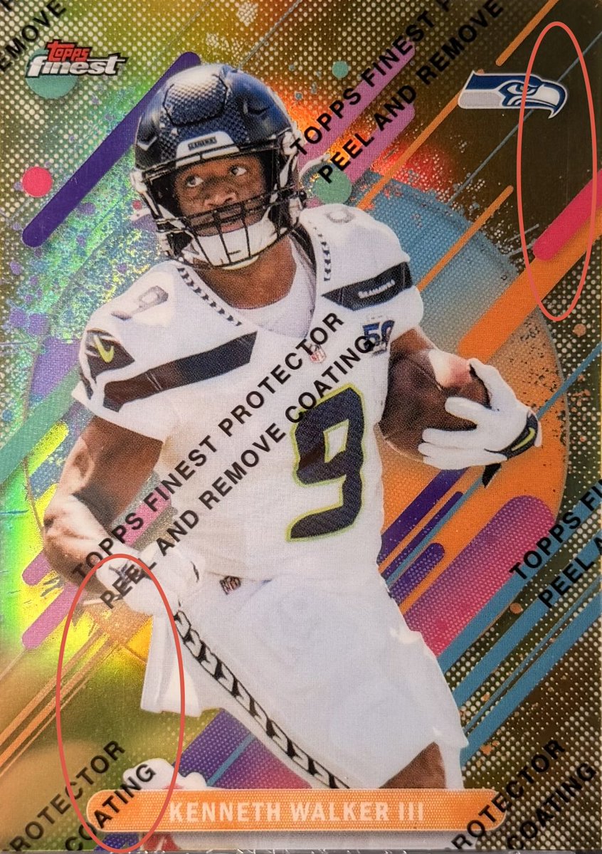weknowsmith's tweet photo. Grading wise- how bad are these for me? Any chance they go away if I peel? All advice appreciated @cardpurchaser https://t.co/zczf9OZTBX