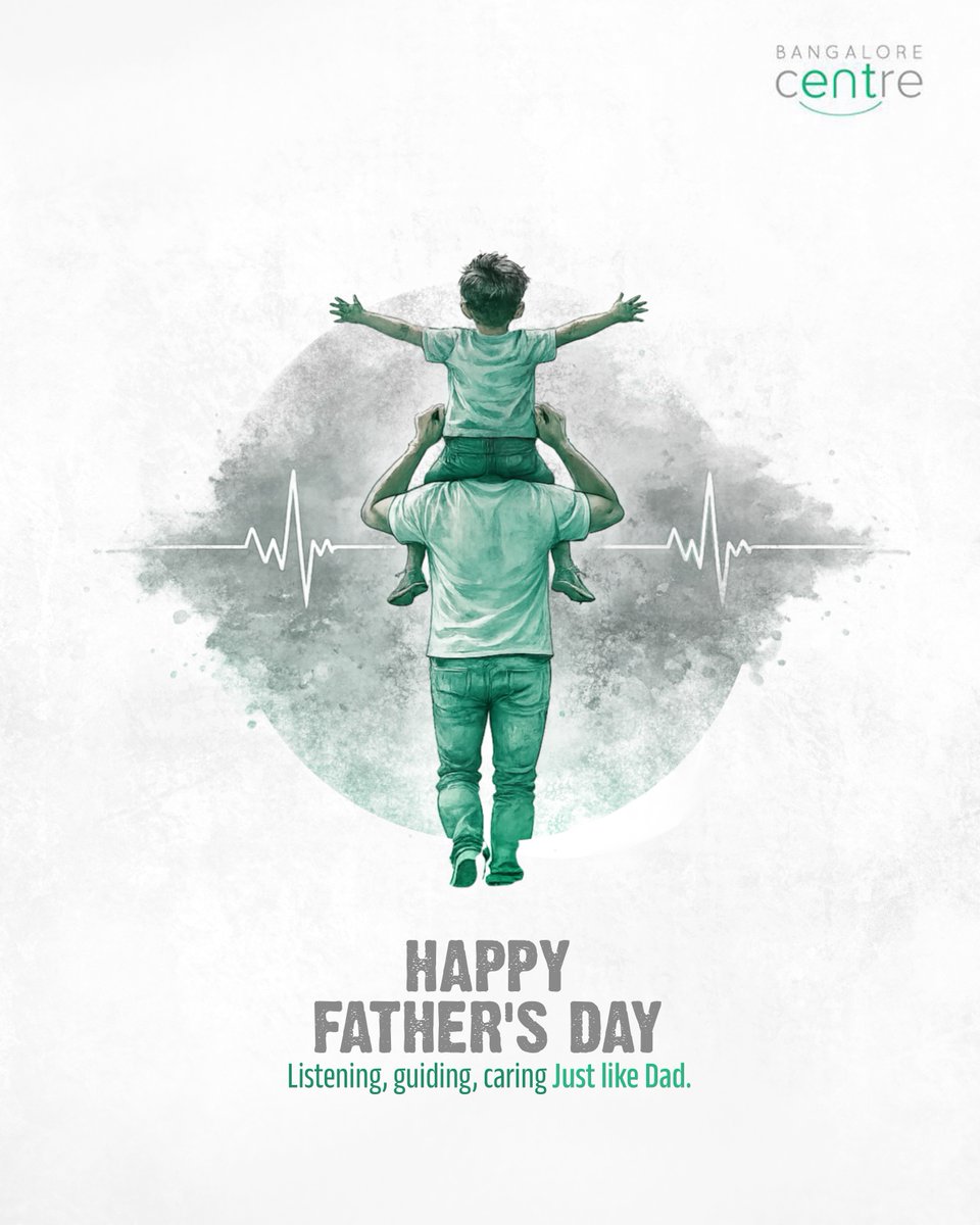 ENTBangalore's tweet photo. Today we celebrate fathers who make every family stronger through love and care. 

#BangaloreCentre #FathersDay2026 #HappyFathersDay2026 #FathersDay #DadLife #BestDadEver #FatherAndChild #DadLove #ThankYouDad #FatherlyLove #FatherDaySpecial https://t.co/AXSnOJdKJH