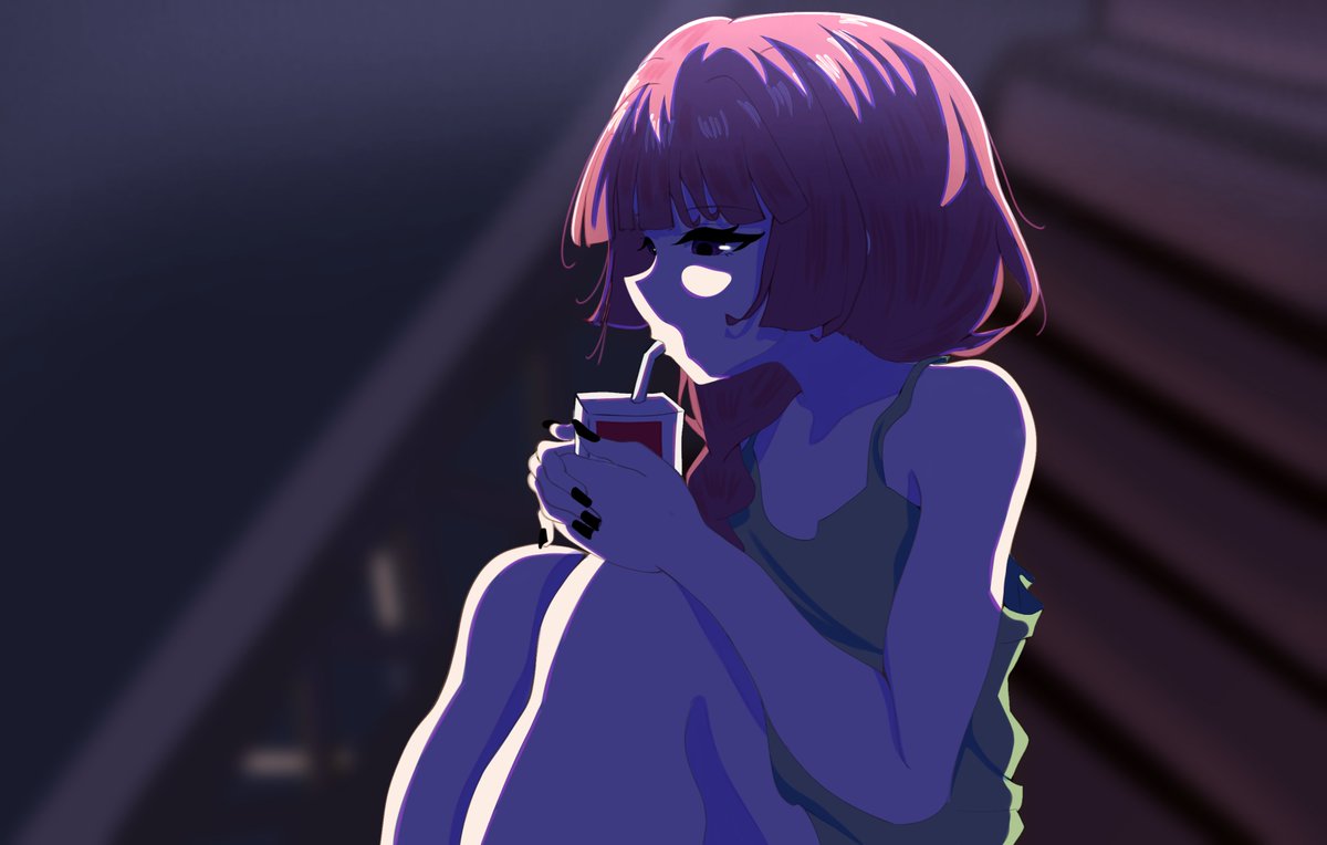Ah4mi's tweet photo. Drinking alone, but drinking...

#BocchiTheRock #ぼっち・ざ・ろっく https://t.co/1O4qlQ5zDz