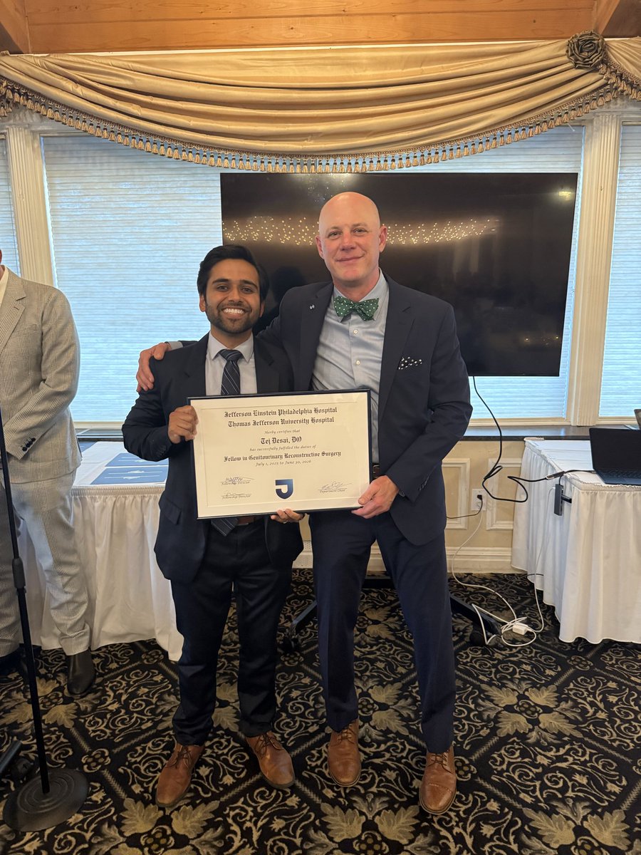 EinsteinUrology's tweet photo. Yesterday marked a major milestone for our graduating Chief Residents, Dr. Zafar Dalimov, Dr. @juliaspyu, and Dr. Ahmed Abdalla, as well as Reconstructive Urology Fellow Dr. @TejJDesai  

Their leadership, mentorship, and dedication have made such a lasting impact on our residents, patients, and program. As they pass the baton to the next chief class, we are so proud to celebrate all they have accomplished and for what’s ahead.

We know they will continue to make @EinsteinUrology proud in their next chapters! 🎓⚕��