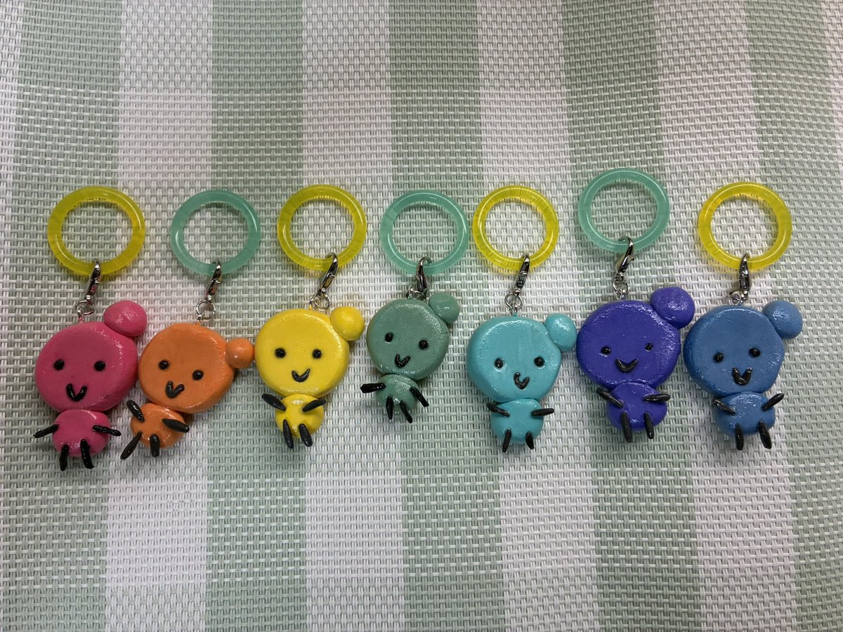 midrimu_s's tweet photo. レインボーみどりマンめじるしチャーム🌈

＃緑若子  #ハンドメイド https://t.co/rLWWJqHQgB