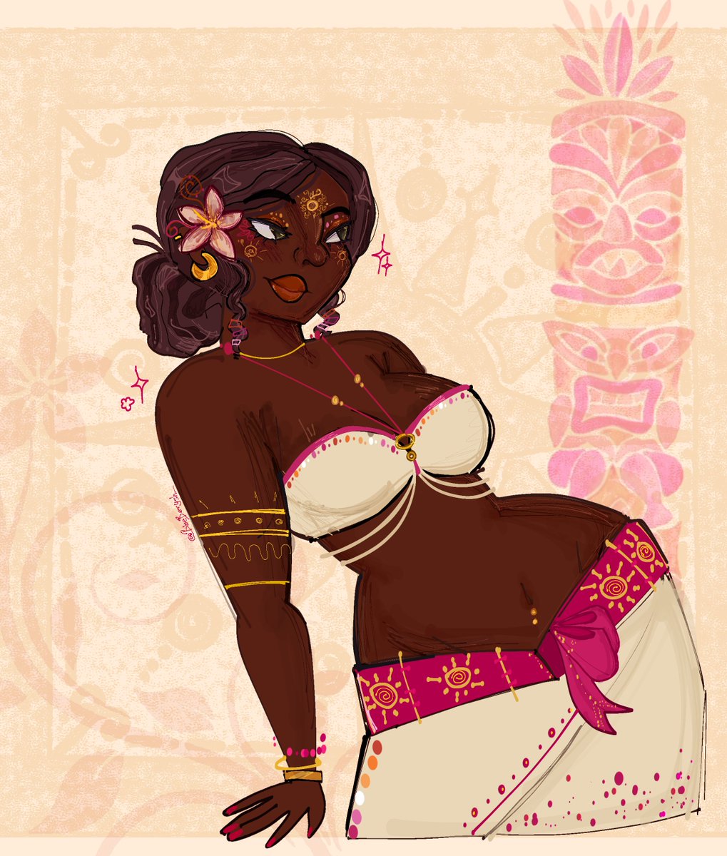 BlueBerysh_'s tweet photo. Dunia ☀️

///

I didn't expect her to be eliminated, but here she is. The best player.💗🙏

#dctwt #disventurecamp #Dunia #art https://t.co/TyaaYqjBPB