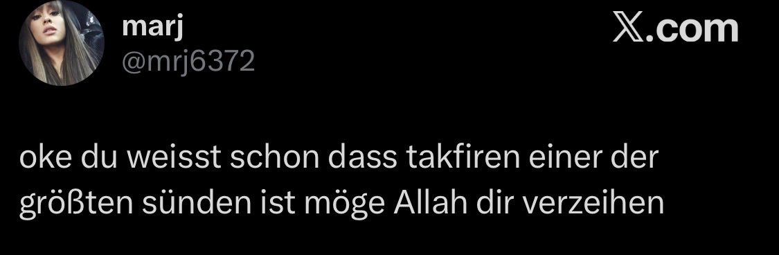 sinqn_'s tweet photo. @mrj6372 Drama in zwei Akten erst alle beleidigen dann im namen vom islam reden https://t.co/yk3W2HiM5d