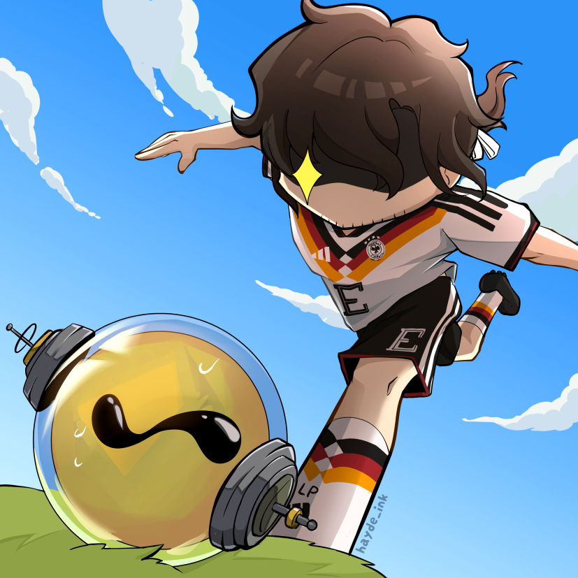 Hayde_Ink's tweet photo. Enigma | Ulrich 
Laplace World Cup⚽️

Making sure all researchers get enough exercise and  teamwork opportunities 

#Reverse1999 #Worldcup2026 #Worldcup1999 #enigrich #germany https://t.co/cfunUBgxO0