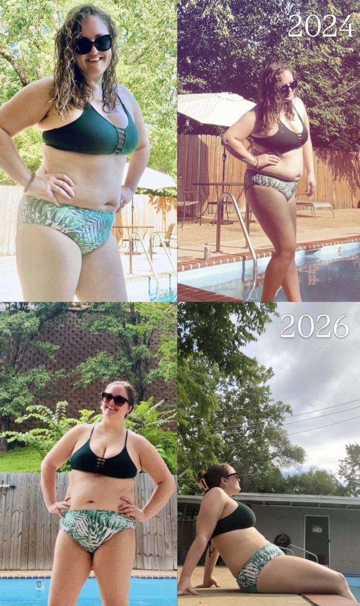 madijayne2's tweet photo. Same suit but 2 years and at least 20 lbs later. Starting to feel better about myself. 💜 https://t.co/thIu1Aotpb