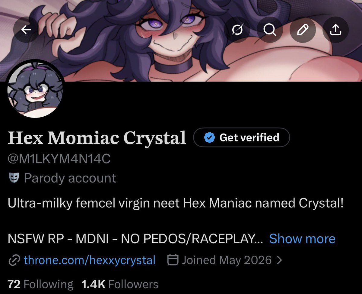 𝐇𝐞𝐱 𝐌𝐨𝐦𝐢𝐚𝐜 𝐂𝐫𝐲𝐬𝐭𝐚𝐥 tweet media