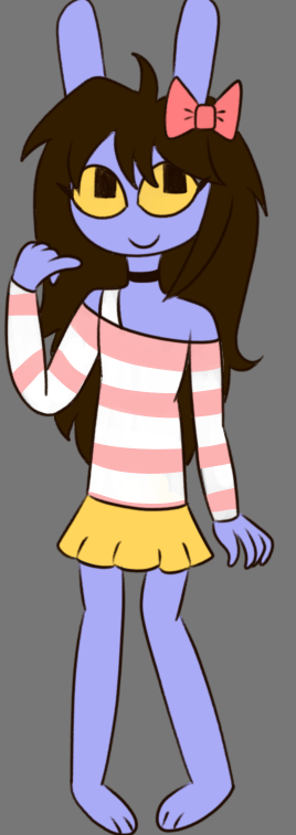 moobrainz's tweet photo. // TADC 9 spoilers

she's lovely 💜🐰🎀🎪 https://t.co/PO7xmkUfWK