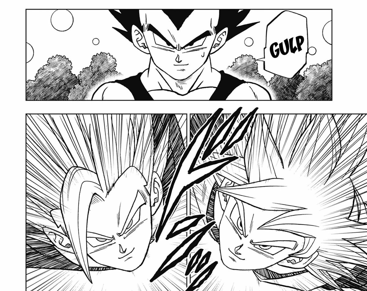 dbs_10_10's tweet photo. Why does Vegeta seem proud when Gohan catches up with/surpasses him, but gets irritated when Goku does it? https://t.co/04jLff2faX