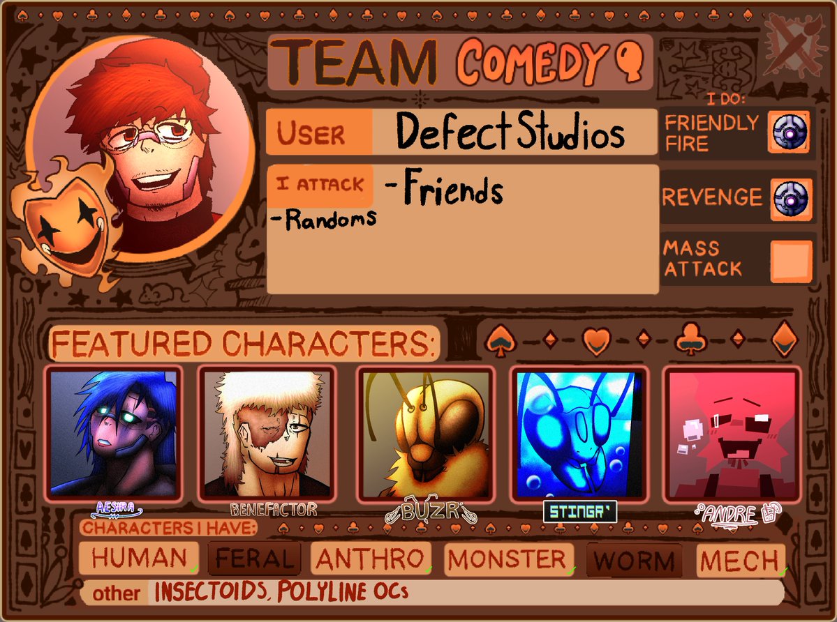 YtDefective's tweet photo. Defect Studios finally joins the ARTFIGHT community! Feel free to attack, or... whatever it is you artists do on there-
https://t.co/DIr8C6ijf0 https://t.co/FUQDzUTsur