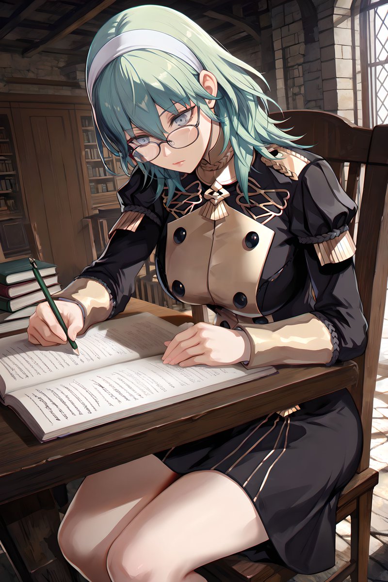 0rototeen128451's tweet photo. 最近仕事してるのに、学校にいる夢をよく見るんだ。
#FE3H #Byleth #AIart https://t.co/QNLtEKrvCN