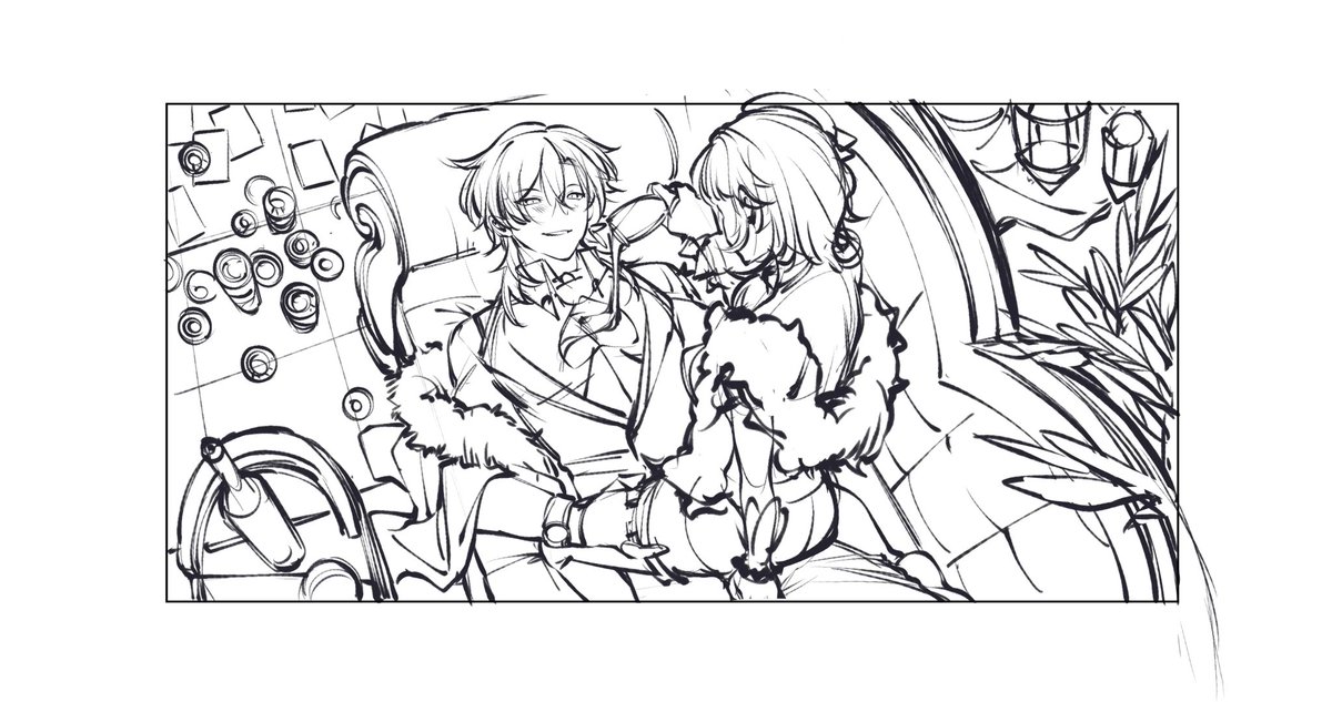 dearkakavasha's tweet photo. hello. i am the og client &amp; i feel the need to speak up about this because i do not want the artist who worked so hard on this comm to be needlessly attacked &amp; defamed. but yes i will be transparent in that i specifically gave the artist vyn’s card as my desired composition + https://t.co/yAh90mo39N