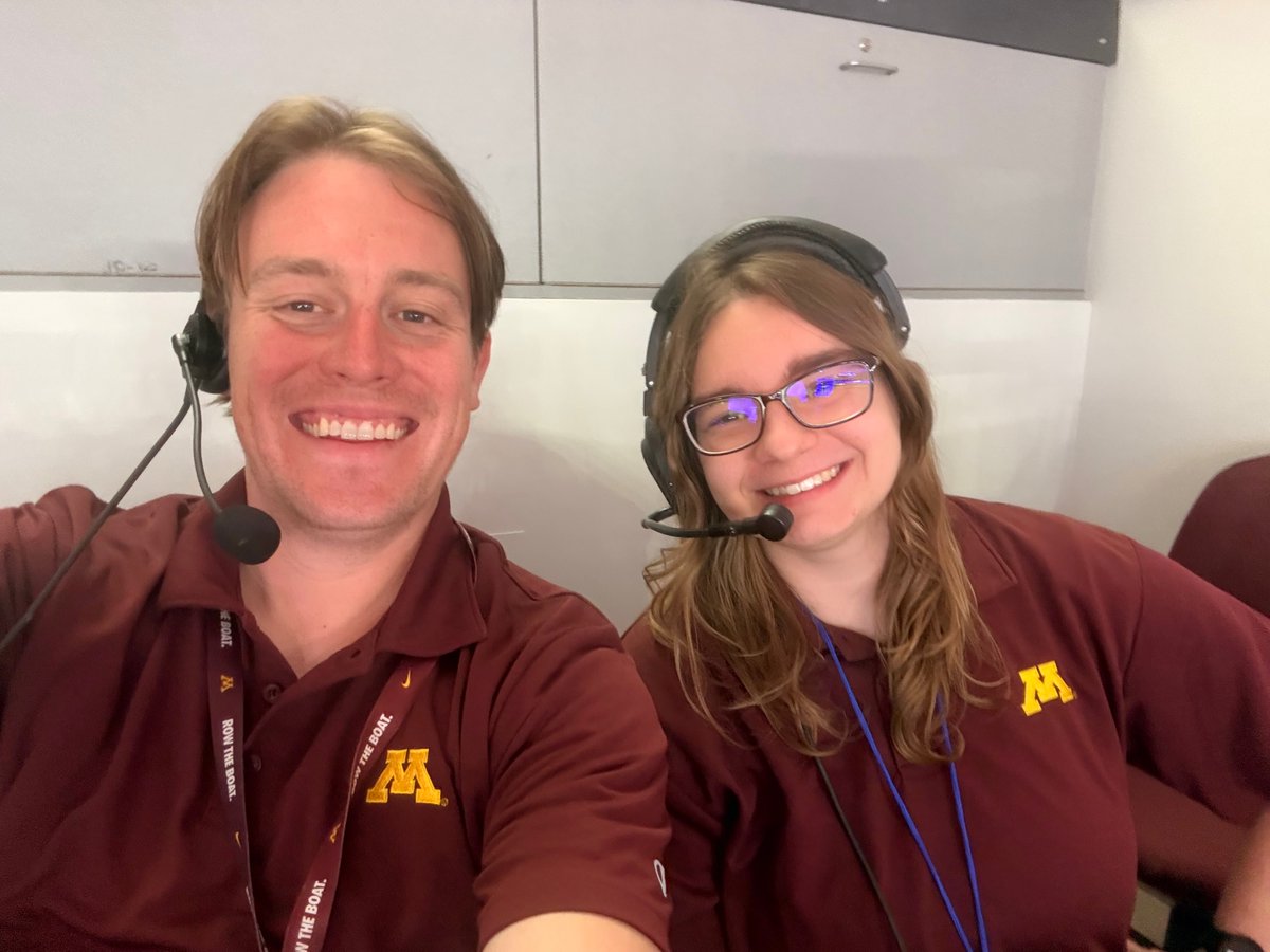 GopherVideo's tweet photo. A peek behind the scenes at a few of our staff who are supporting Opening Ceremonies today for @2026USAGames at Huntington Bank Stadium and 3M Arena at Mariucci.
Good luck to all the athletes this week! https://t.co/LkMxTCw2Hx