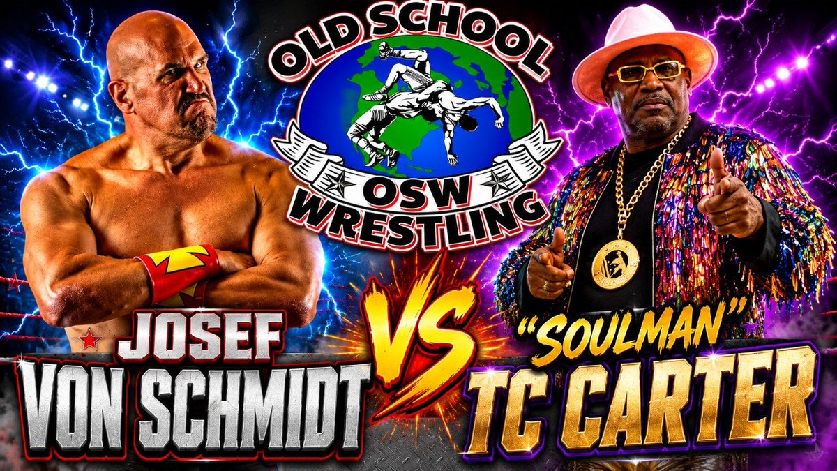 JAMMINMUSICMAN1's tweet photo. Start Your #SaturdayNight With Some #Wrestling Action Featuring #JosefVonSchmidt Vs. #TCCarter At #OSW Wrestling 🔥 Click To Watch: https://t.co/oTNUs1wbtP
#WrestlingCommunity #AEWCollision #WWENXT #NWAPowerrr #RingOfHonor #NJPW #AJPW #MemphisWrestling #ProgressWrestling https://t.co/P0qLZXRX0F