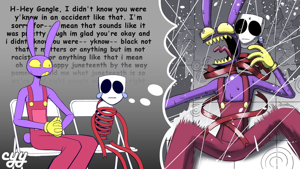 cyynapse's tweet photo. Amazing Digital Circus alternate ending

#tadcspoilers #ribbun https://t.co/4nLjKuhR2f