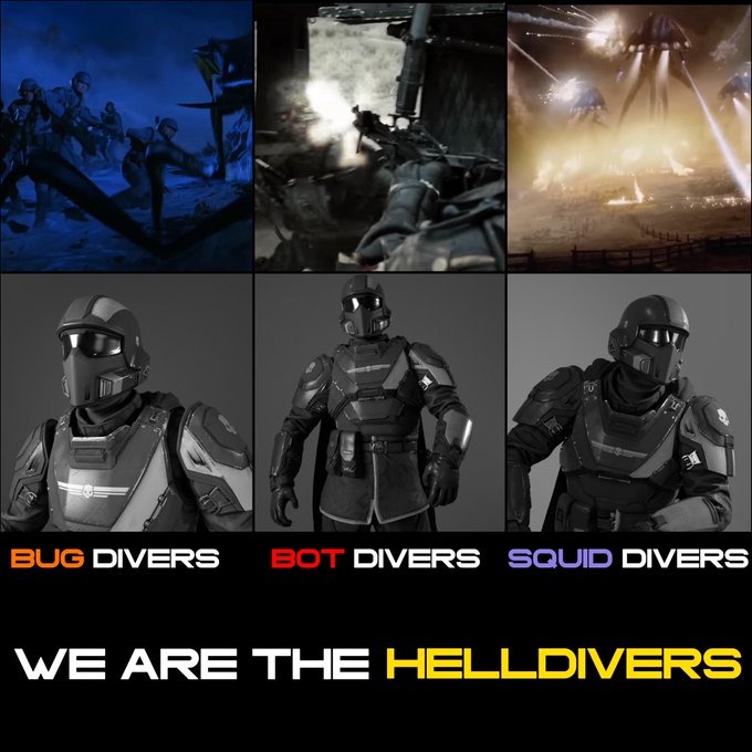 Helldivers NOW tweet media