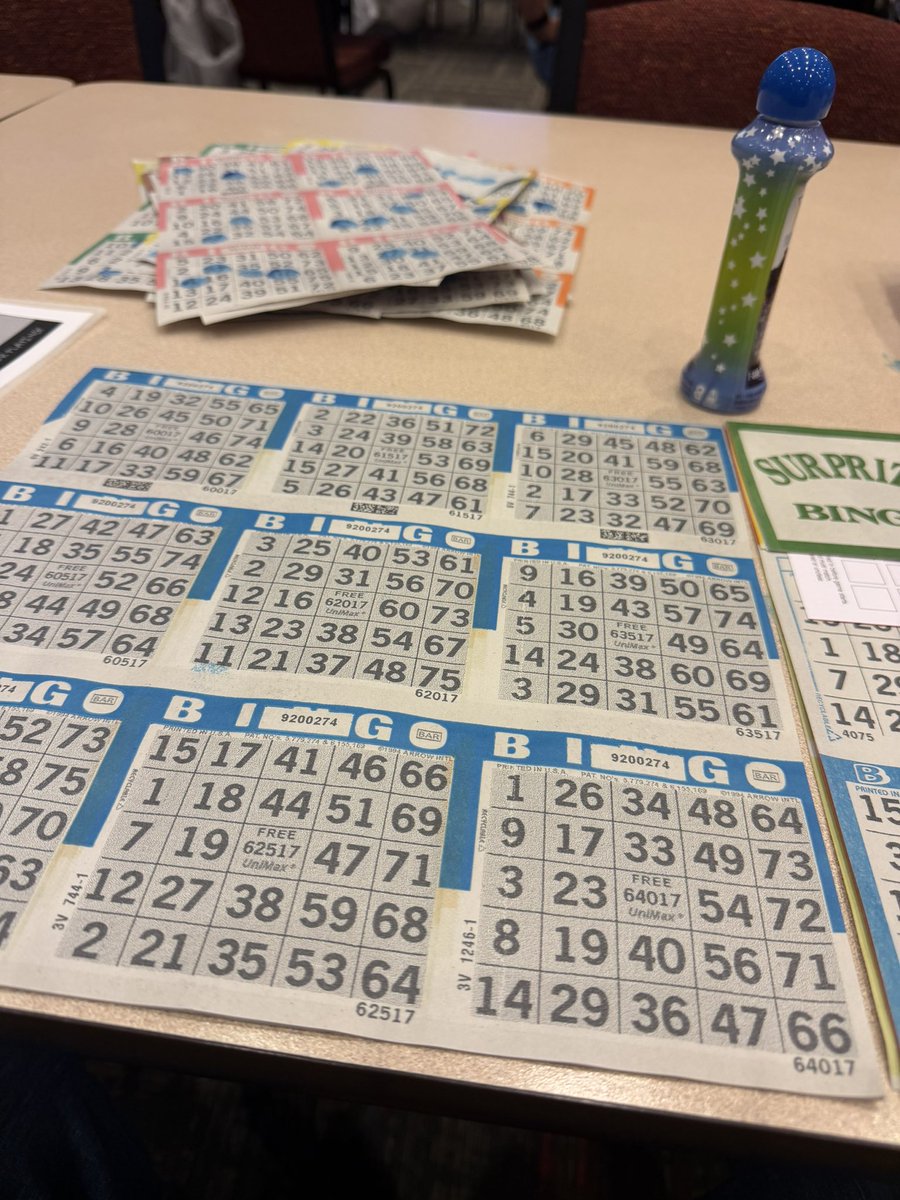 DGN969's tweet photo. I think I might be gettin old.. playin bingo. https://t.co/gFFBqKATc3