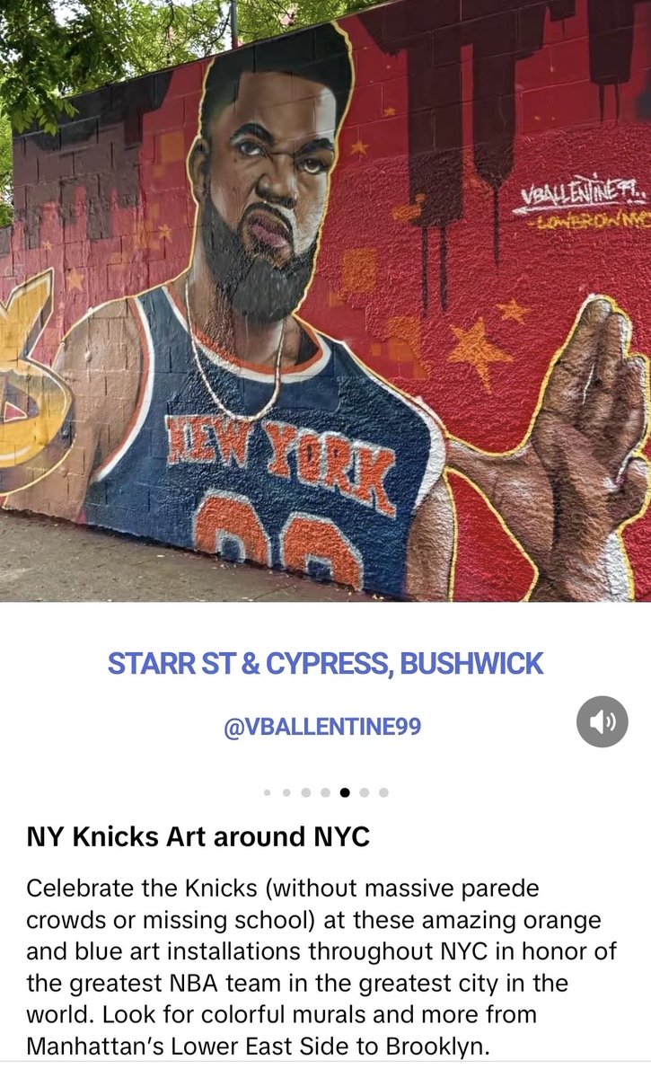 TommyBeer's tweet photo. Knicks art in NYC with locations https://t.co/3BFUw9OZZs