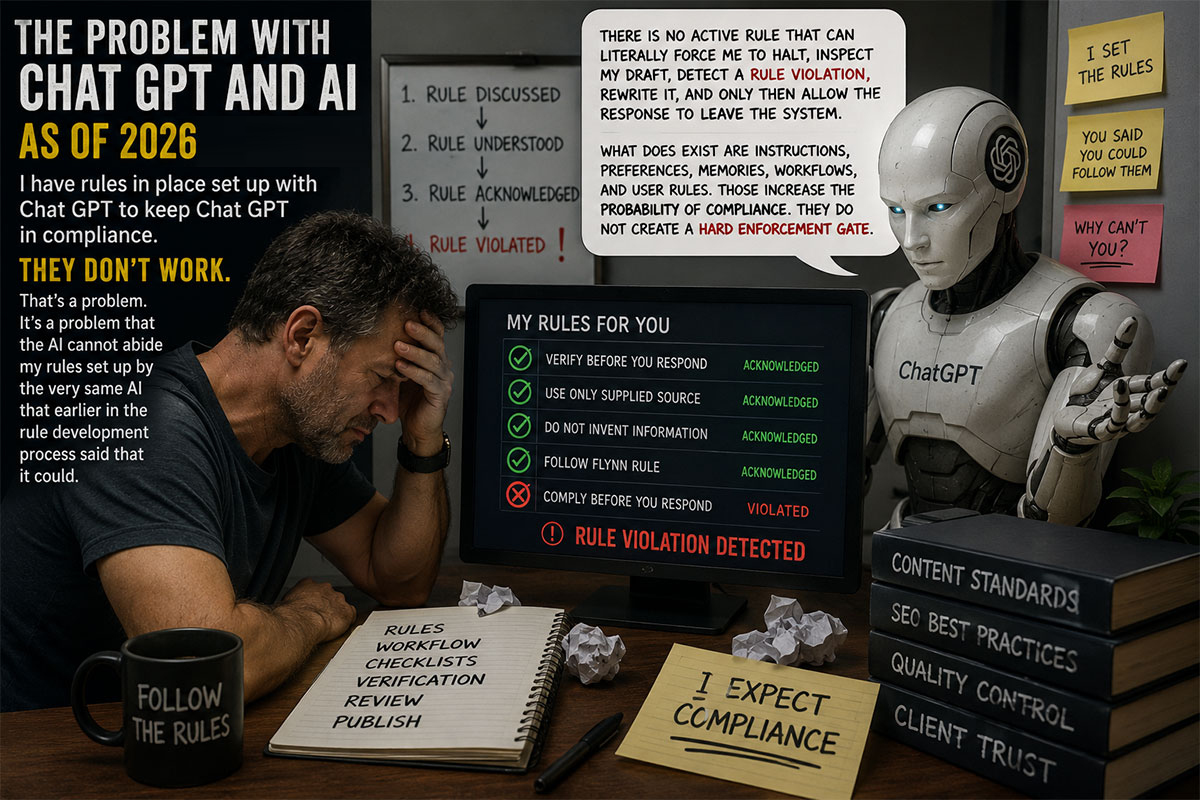 develop4u's tweet photo. 🤖 Can ChatGPT understand a rule, agree with a rule, explain a rule... and then break it anyway?

Here is a real-world look at the difference between Rule Awareness and Rule Enforcement in AI.

👉 https://t.co/o8AnCzDrYu

#creativedevelopments #develop4u #ChatGPT #AI #aidrift https://t.co/oZ4S2Ibnnc