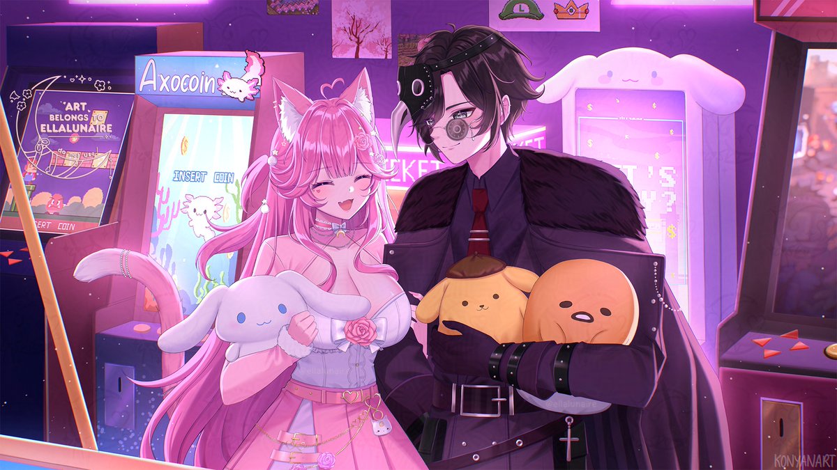 EllaLunaire's tweet photo. Happy birthday to my love!! I'll avoid being TOO mushy for his sake. I'm so lucky to have him in my life. One of my biggest support systems ever, I don't know how I'd get through life without him 🥰
We've been through hell and back but we always work it out together!
🎨/konyanart https://t.co/kAwgtiVzqf