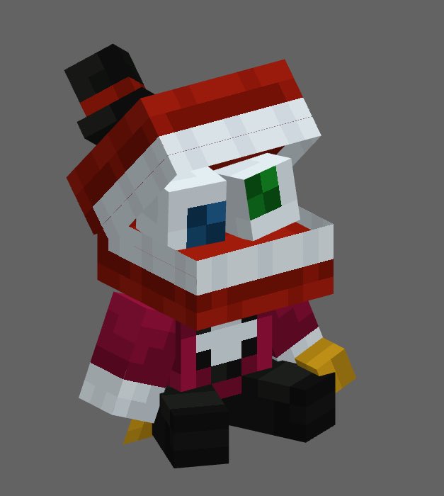 MDSilentsX's tweet photo. Caine plushie (Murder Drones Silents) model by Fervantplate (Discord Server link in second image if you want to join or help us!) https://t.co/V6KyIyR6SR