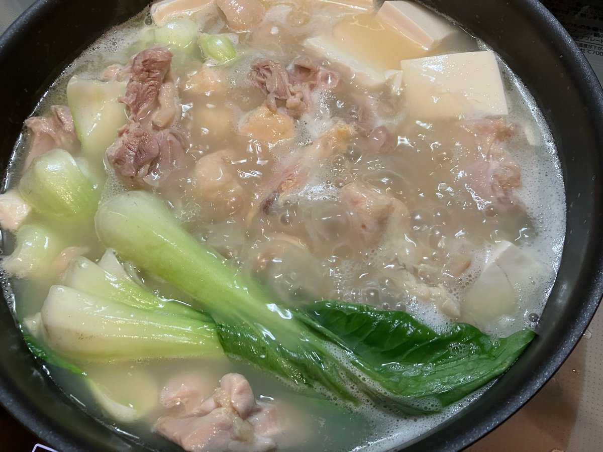 YTR_CHAOS's tweet photo. 俺って朝から水炊くじゃん？
#俺の朝飯 https://t.co/l33MGSZqVw