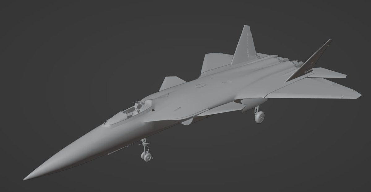 mirasuou10's tweet photo. W.I.P

I shall name it "S-44" or "S-60" (haven't decide the name yet)
#acecombat7 https://t.co/NUPBvv7mHu