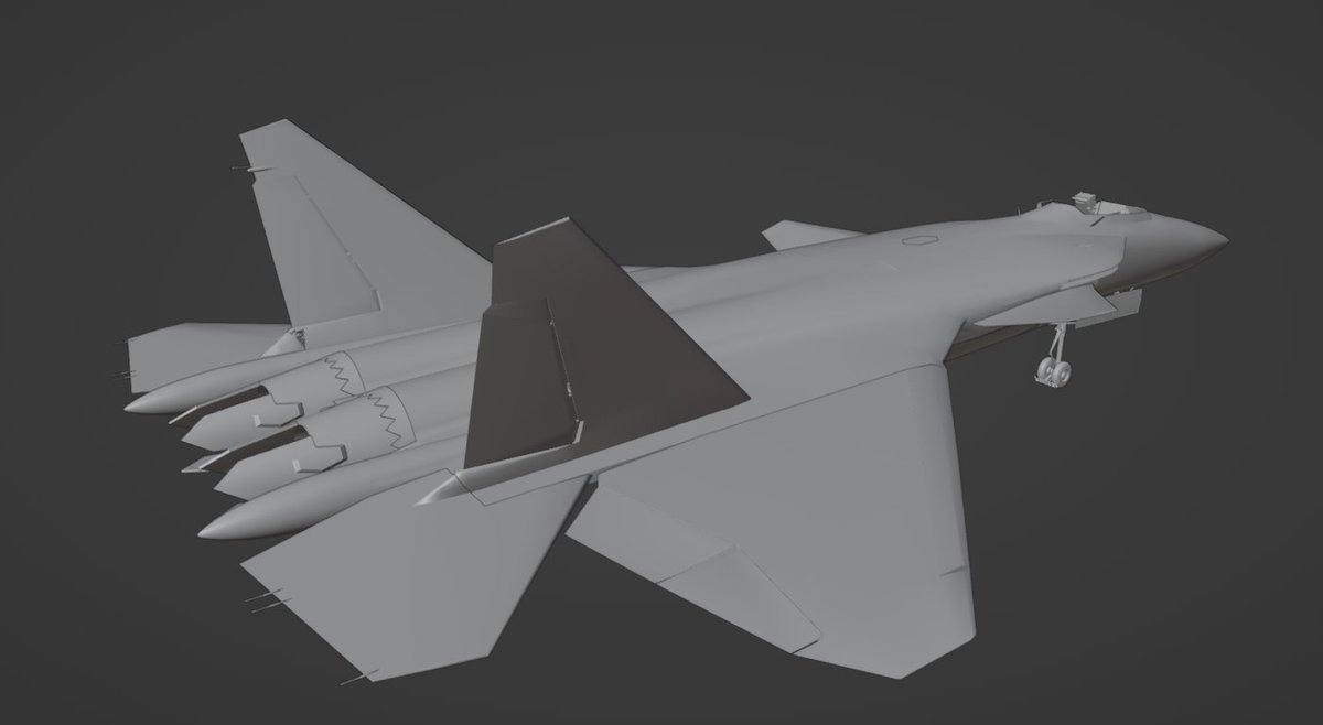 mirasuou10's tweet photo. W.I.P

I shall name it "S-44" or "S-60" (haven't decide the name yet)
#acecombat7 https://t.co/NUPBvv7mHu